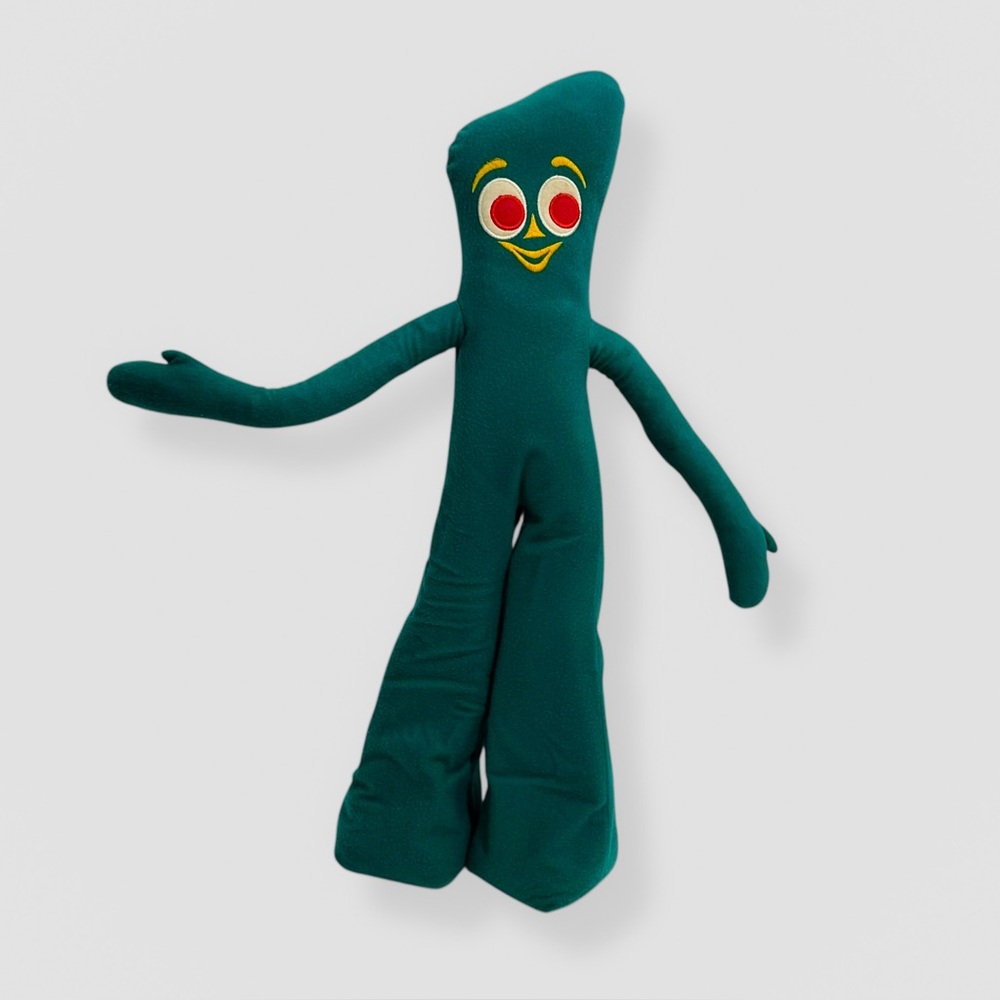 Vintage Plush Poseable 24" Inch GUMBY Art Clokey 1983 Gumby Pals Rare Large